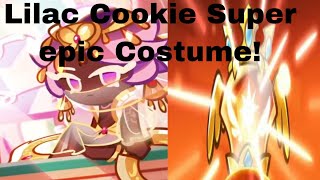 Cookie run OvenBreak Season 6 Lilac Costume draw [upl. by Vachil197]