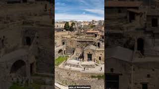 How Herculaneum Is Better Preserved Than Pompeii history trending shorts [upl. by Tinya]