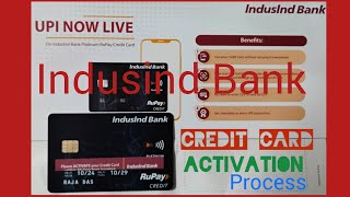 How to Activate Indusind Bank Credit CardIndusind Bank Credit CardAppAlochona [upl. by Niltiac82]