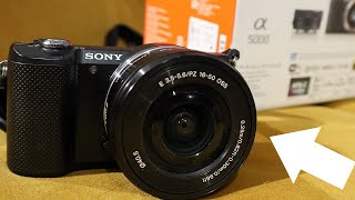 Sony a5000 unboxing first impressions explained still worth getting in 2024 [upl. by Zwart789]