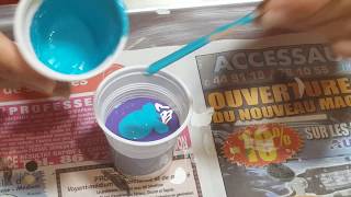 Technique acrylique pouring en français [upl. by Margareta]