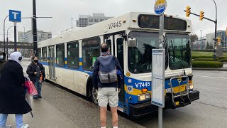 Vancouver Translink 2001 New Flyer D40LF V7445 on 84 UBC Express [upl. by Edric]