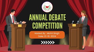 Annual Debate Competition 202425 [upl. by Airehc]