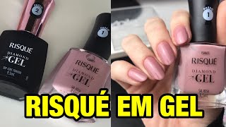 TESTEI OS ESMALTES EM GEL DA RISQUÉ  PRIMEIRAS IMPRESSÕES [upl. by Son]