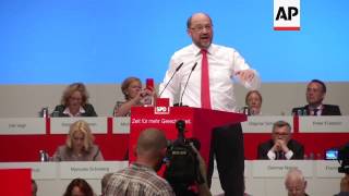 Martin Schulz addresses Party congress [upl. by Millda]