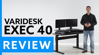 VARIDESK Exec 40 Sit Stand Converter Series Review  Pricing [upl. by Hogg]