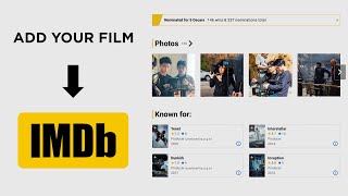 How to Add your Films to IMDB [upl. by Akeyla]