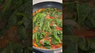 Arroy mak krub  Malabar spinach with thai sardines cookingshorts youtubeshort [upl. by Gallager]