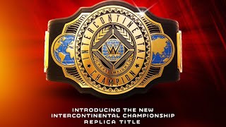 Brand New Intercontinental Championship Now On WWE Shop [upl. by Nnaillek]