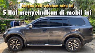 5 HAL MINUS DI MITSUBISHI OLD PAJERO SPORT EXCEED [upl. by Sidnal]