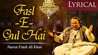 FaslEGul Hai Sharaab Pii Leejiye by Ustad Nusrat Fateh Ali Khan  Popular Qawwali Song [upl. by Jamill]