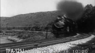 Steam Locomotives In Action on the Baltimore amp Ohio 1954 [upl. by Pendleton741]