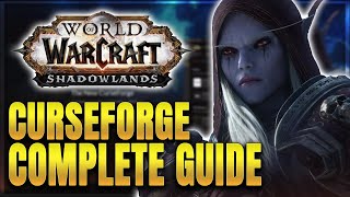 WoW How to Install amp Use CurseForge  Addon Manager Guide [upl. by Ogden]