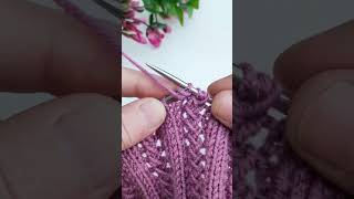 Two knitting needles pattern that you will like very much knittingpattern knitting [upl. by Latsirhc]