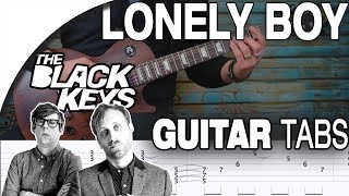 The Black Keys  Lonely Boy  Guitar Cover With Tabs in the Video [upl. by Melva444]