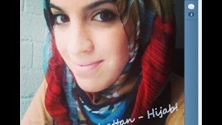 Pinjab Dina Tokio inspired quick hijab tutorial [upl. by Anniroc]