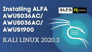 How to install Alfa AWUS036ACH AWUS1900 AWUS036AC on Kali Linux 20203 w monitor mode amp injection [upl. by Depoliti456]