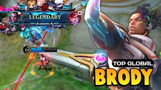 Brody Best Build 2024  Brody Top Global Gameplay  Mobile Legends [upl. by Prospero]