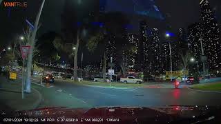 VANTRUE 4K Dash Cam N4PRO Series Night Cruising in Melbourne I Truck2goco [upl. by Seraphine]