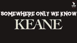 Keane  Somewhere Only We Know Karaoke  HQ Instrumental [upl. by Ahsinotna]