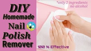 How to make Nail polish Remover at home DIY Homemade RemoverHow to Make Nail paint remover at home [upl. by Uyr]