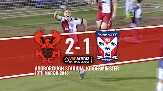 Harriers 21 York City 130318 Extended highlights [upl. by Atlanta]