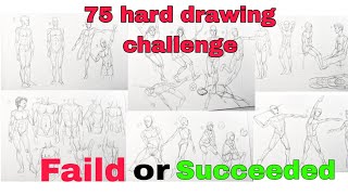 75 hard challengedrawing Anatomies inspired by Ankitbaiyanpuria [upl. by Patricio]