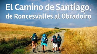 El CAMINO de Santiago en BICICLETA de Roncesvalles al Obradoiro [upl. by Aeslek]