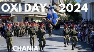 Oxi Day Parade  Crete Greece 2024 [upl. by Ellicott]