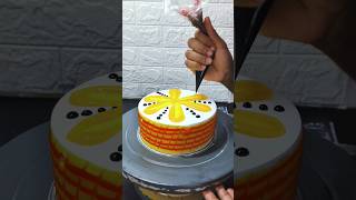 Pineapple cake shorts reelsshorts viralshort trendingshorts viralreels cakeshorts artist [upl. by Lyrehc240]