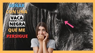 🐮😱🖤 que SIGNIFICA SOÑAR con una VACA NEGRA QUE ME PERSIGUE 🐮😱🏴 2023 [upl. by Hsiri]