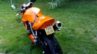 kawasaki z750 sound progun exhaust [upl. by Ycrem]