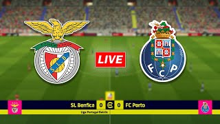 🔴LIVE  SL Benfica vs FC Porto  Liga Portugal 2024 Match Today [upl. by Olenka]