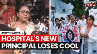 Kolkata Doctor News  If You Cant Kolkata Hospitals New Principal Loses Cool  Kolkata Case [upl. by Halian91]