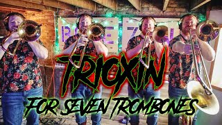 1985 Return of the Living Dead Trioxin Theme 7 Trombone Arrangement and Music Video Cover [upl. by Ribble]