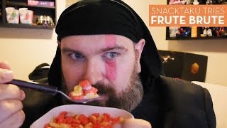 Snacktaku Tries Frute Brute Cereal [upl. by Nivle]