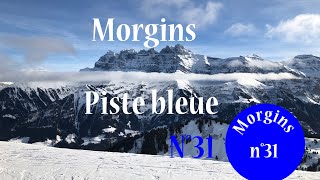 Morgins  Piste bleue n°31  Ski Xavilanc [upl. by Gnilrits]