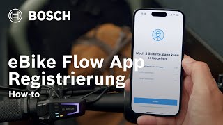 Howto  eBike Flow App Registrierung [upl. by Vaientina550]