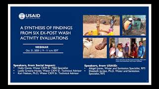 Webinar  A Synthesis of Findings from Six ExPost USAID WASH Activity Evaluations [upl. by Onaicram486]