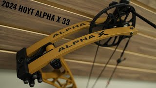 2024 Hoyt Alpha X 33 This Bow Is INCREDIBLE [upl. by Zelde]