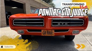 1969 Pontiac GTO judge restoration [upl. by Eremahs]