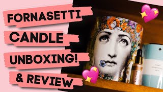 Fornasetti Candle Unboxing  Ways To Use Your Old Candle Pots  discount code [upl. by Einnaej383]