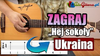 Ukraina quotHej sokołyquot  Gitara krok po kroku 1215  Poziom 1 [upl. by Eittocs]