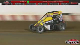 HIGHLIGHTS  Badger Midget AMain  Angell Park Speedway  63024 [upl. by Richy]