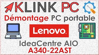 Comment démonter un PC toutenun Lenovo IdeaCentre AIO A34022AST [upl. by Enimisaj]