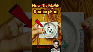 How To Make Powerful Ceiling Fanfansshortsmotor775dc motor [upl. by Leddy]