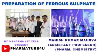 HOW TO PREPARE FERROUS SULPHATE [upl. by Cornelie]