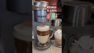 KEURIG KCAFE Latte Cappuccino Espresso Coffee Maker K84 Nickel [upl. by Hines388]