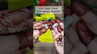 Amazing Sewing Tool For Hand Sewing  How to Use THIMBLE Finger Protector shorts [upl. by Carlson]