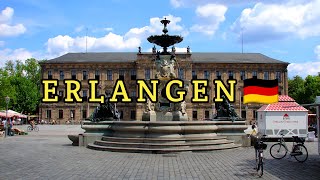 Erlangen 2022  A Walking Tour of a Beautiful German City 🇩🇪 [upl. by Reeta]